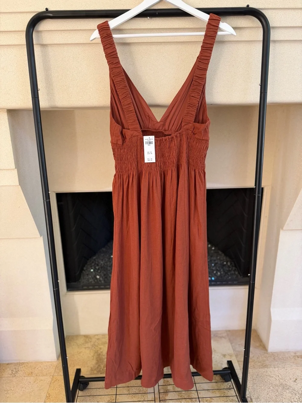 Abercrombie & Fitch Rust Maxi Dress